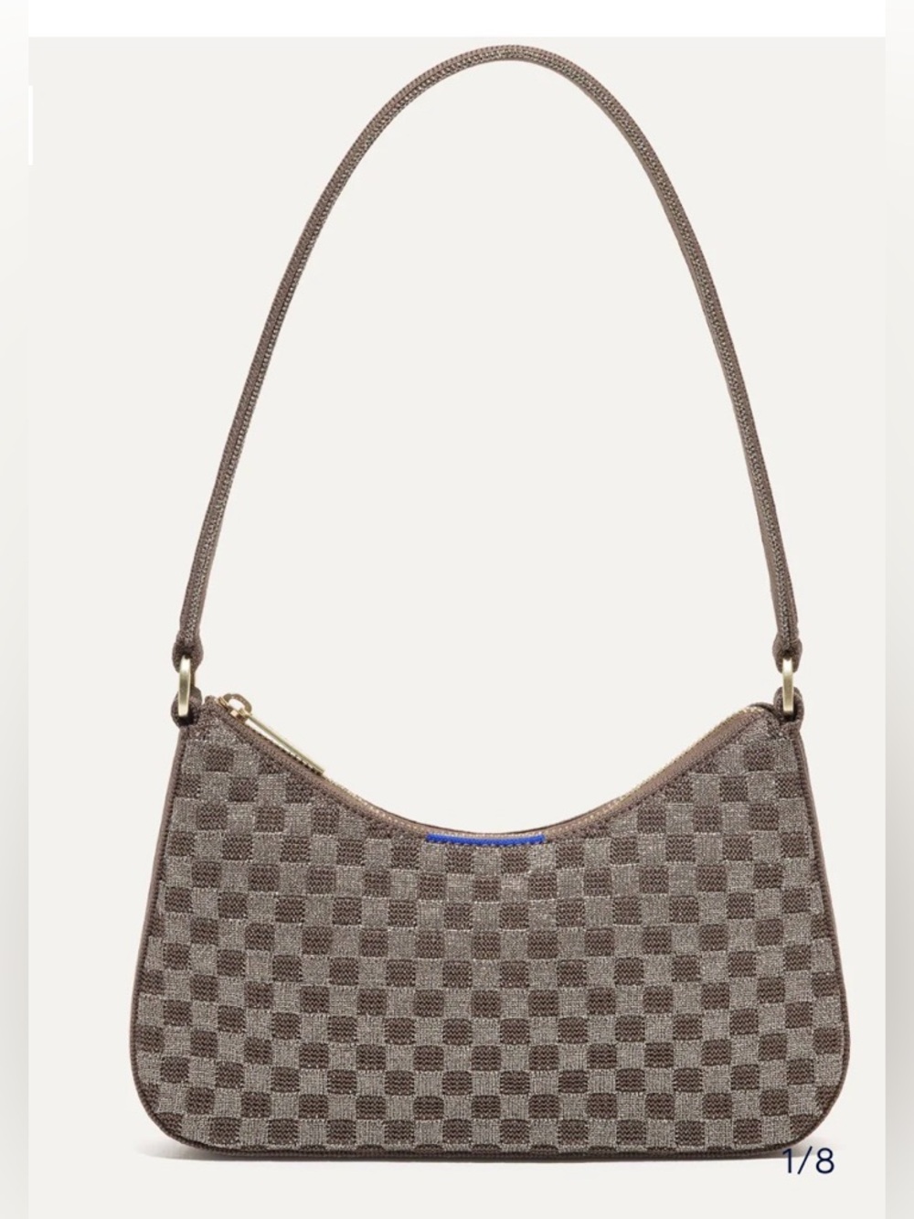Rothy’s The Mini Shoulder Bag in Light Pewter NWOT